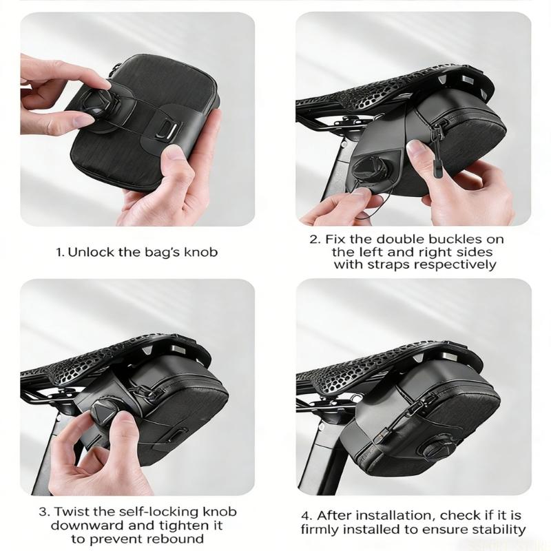 Saddle Bag Under Seat - U2JB Xe Đạp Yên Ngựa Túi