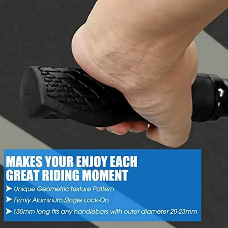 Alloy Rubber Bike Grips Single - đánh giá và giá Commuting On Mountain Bike