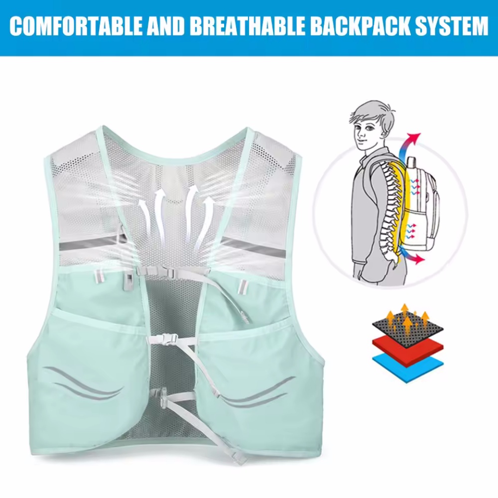 Reflective Running Vest Hydrat - đánh giá và giá Reflective Vest Cycling