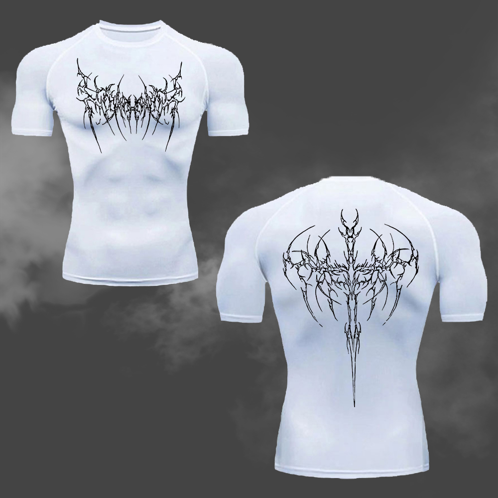 Men's Compression T-Shirt Goth - đánh giá và giá Cycling Commute Training