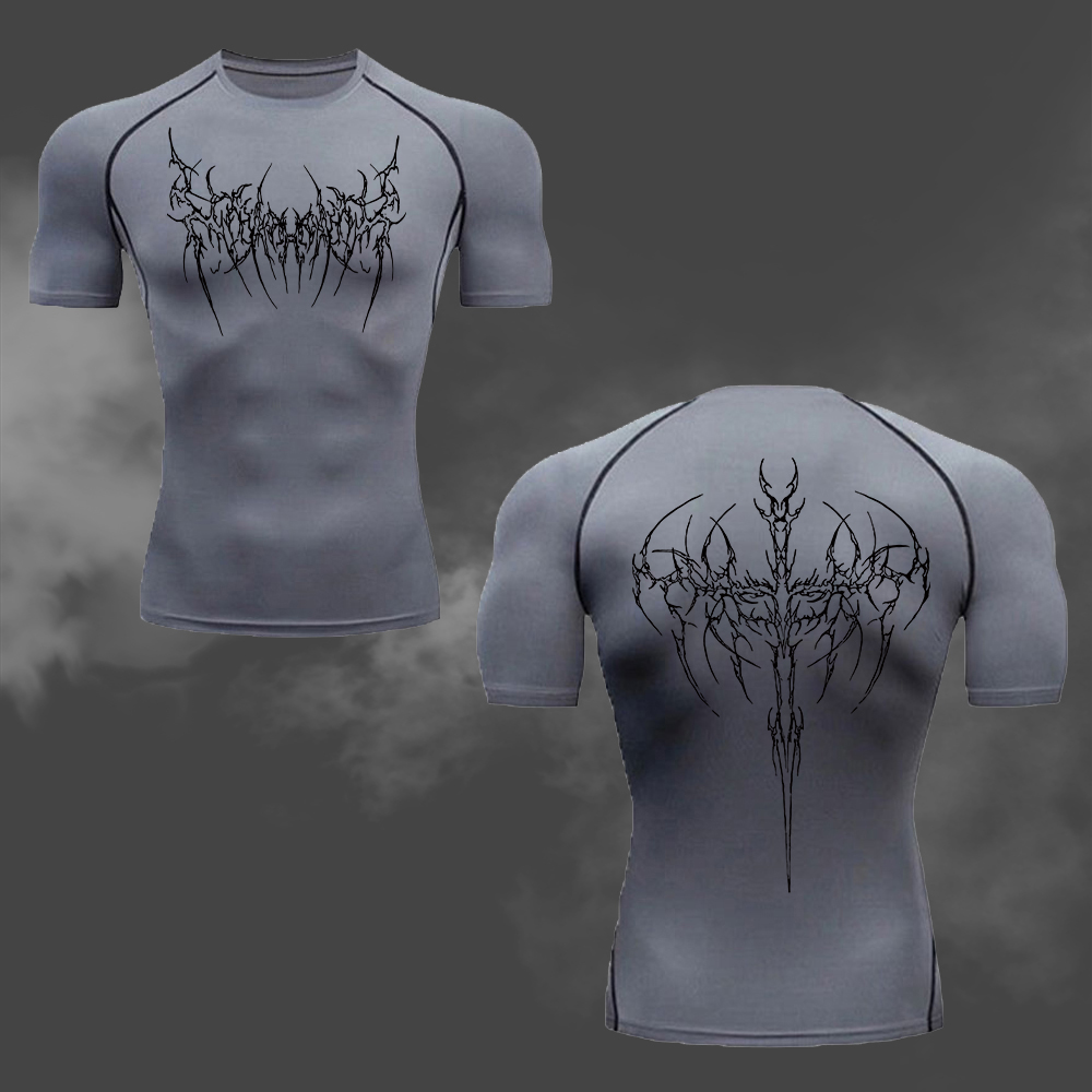 Men's Compression T-Shirt Goth - đánh giá và giá Cycling Commute Training