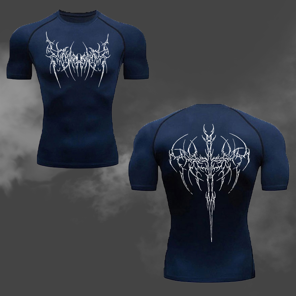 Men's Compression T-Shirt Goth - đánh giá và giá Cycling Commute Training