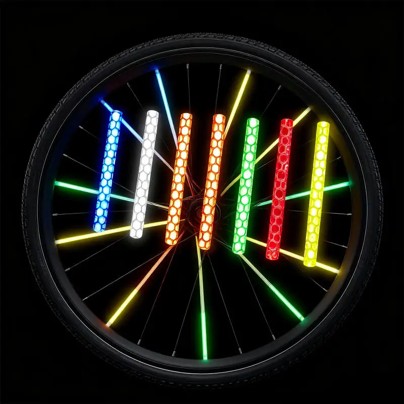 Colorful Bike Wheel Spoke Refl - đánh giá và giá Spoke Reflector Set