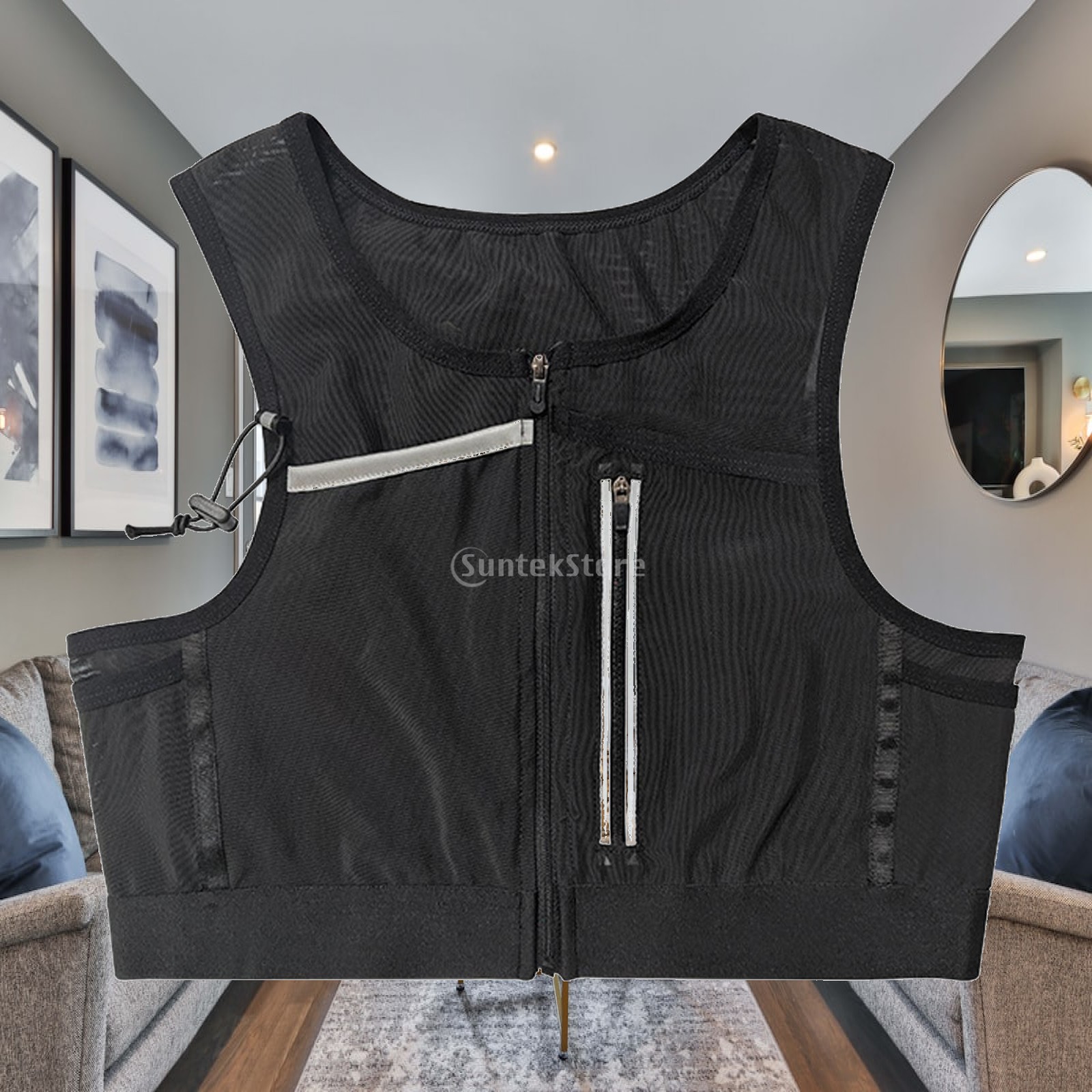 Running Vest Bag Chest Pack Re - đánh giá và giá Reflective Vest Cycling