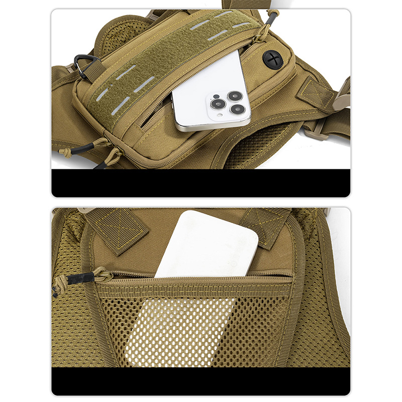 Tactical Front Chest Rig Bag V - đánh giá và giá Reflective Vest Cycling