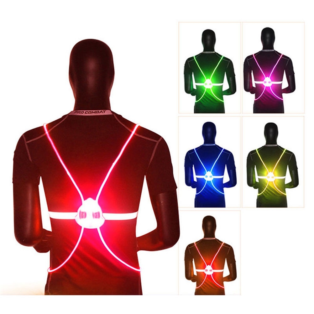 Outdoor 360 Reflective LED Fla - đánh giá và giá Reflective Vest Cycling