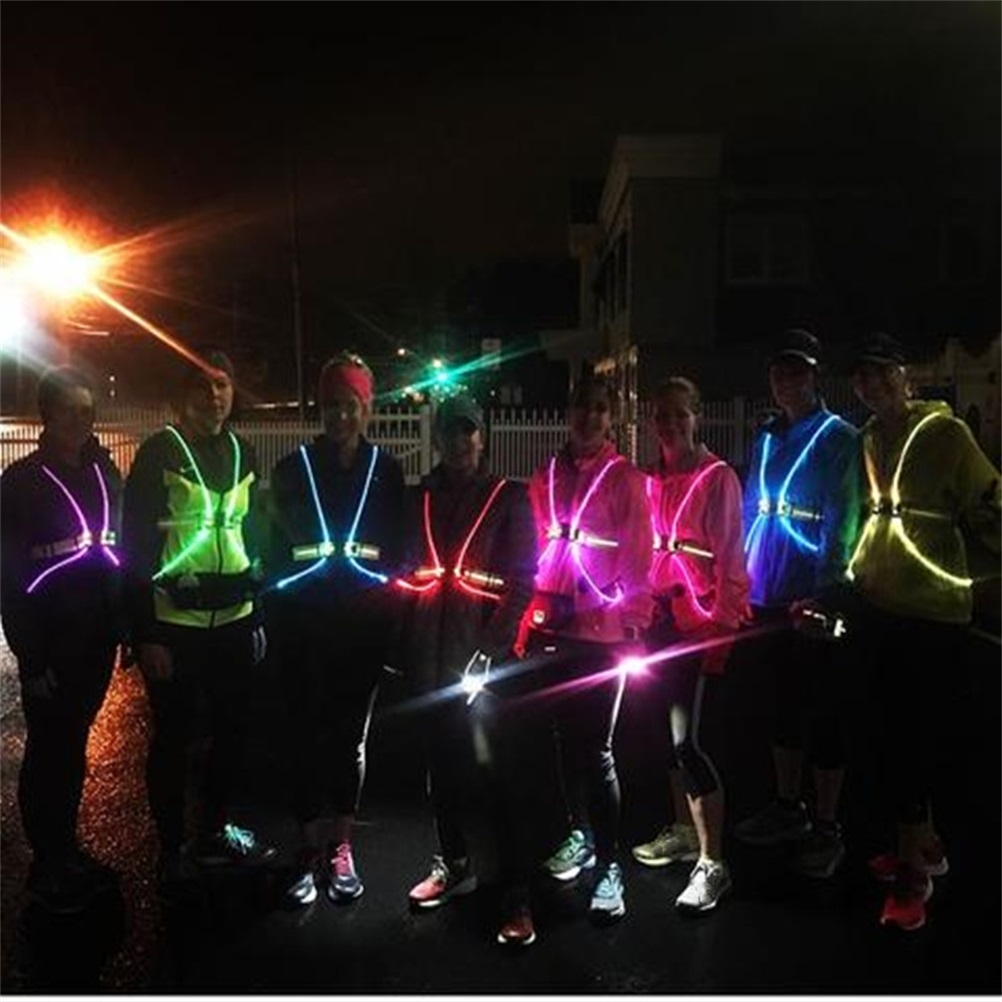 Outdoor 360 Reflective LED Fla - đánh giá và giá Reflective Vest Cycling