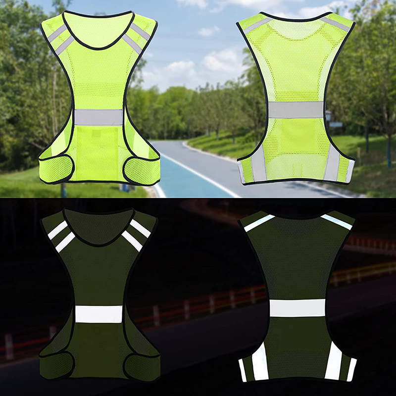 Visibility Fluorescent Mesh Re - đánh giá và giá Reflective Vest Cycling