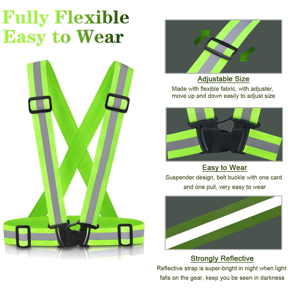 1Pcs Night Running Vest High V - đánh giá và giá Reflective Vest Cycling