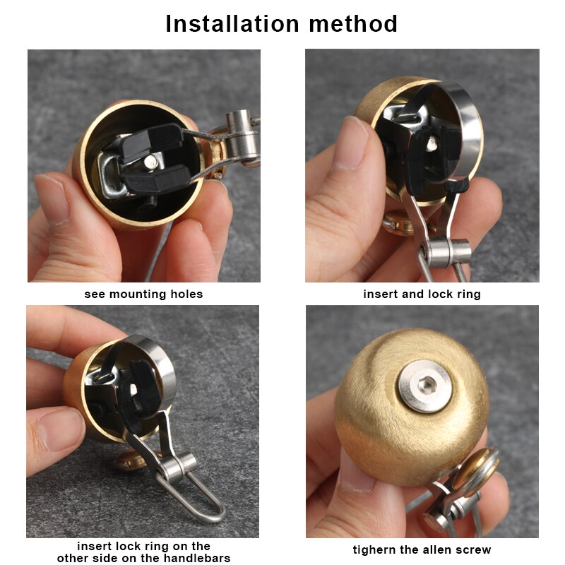 Chuông Xe Đạp Retro Cổ Điển Rõ - đánh giá và giá Bell Handlebar Ring