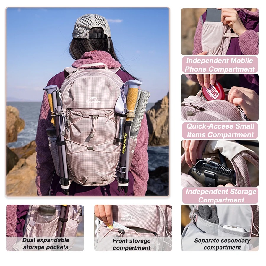 Naturehike 20L Outdoor Lightwe - đánh giá và giá Cycling Commuter Backpack