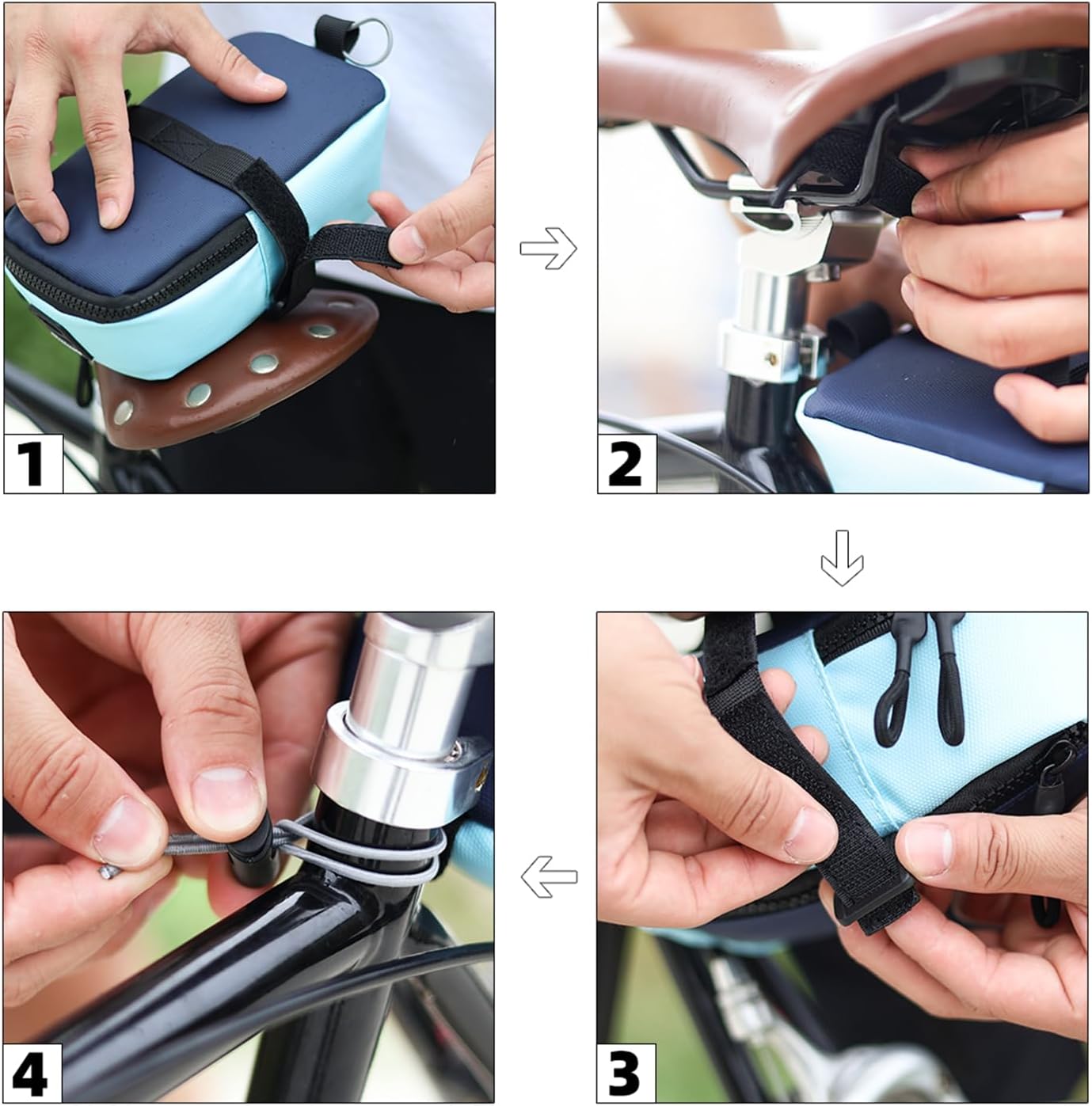 Expandable Large Capacity Bike - đánh giá và giá Saddle Bag Under Seat