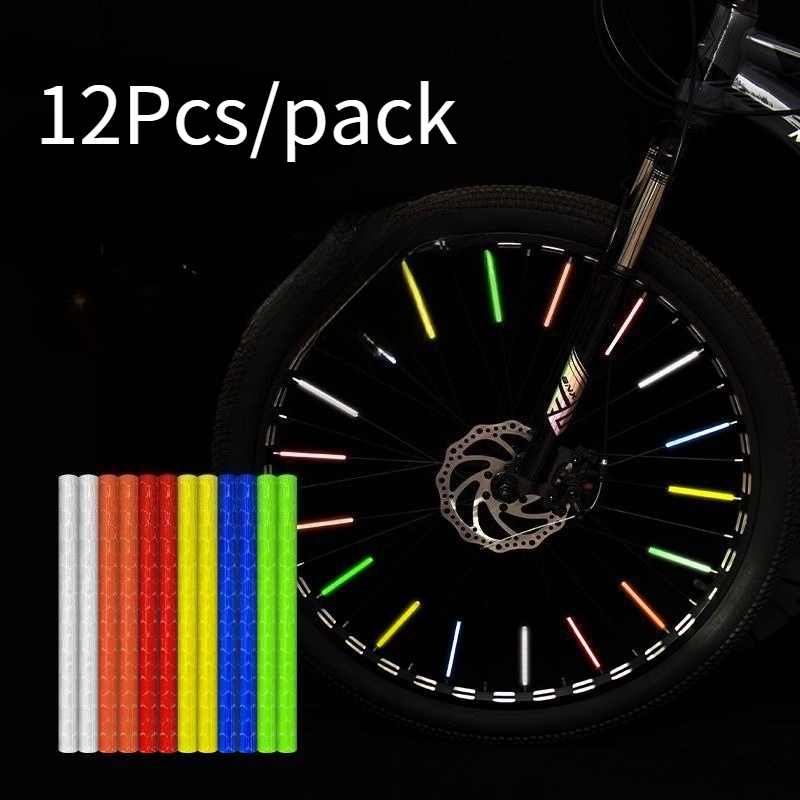 12Pcs/Set Bicycle Spoke Reflec - đánh giá và giá Spoke Reflector Set