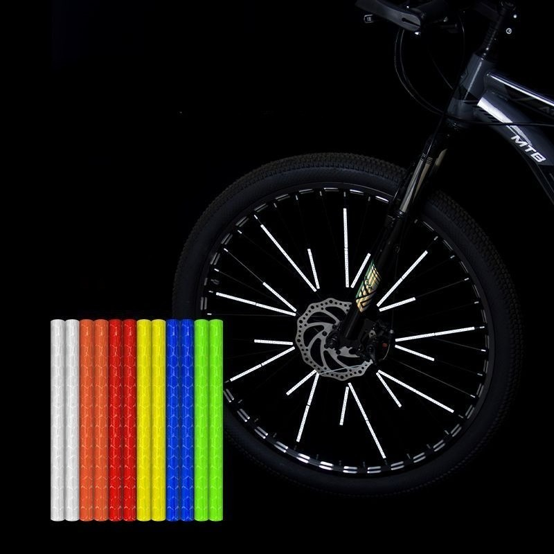 12Pcs/Set Bicycle Spoke Reflec - đánh giá và giá Spoke Reflector Set