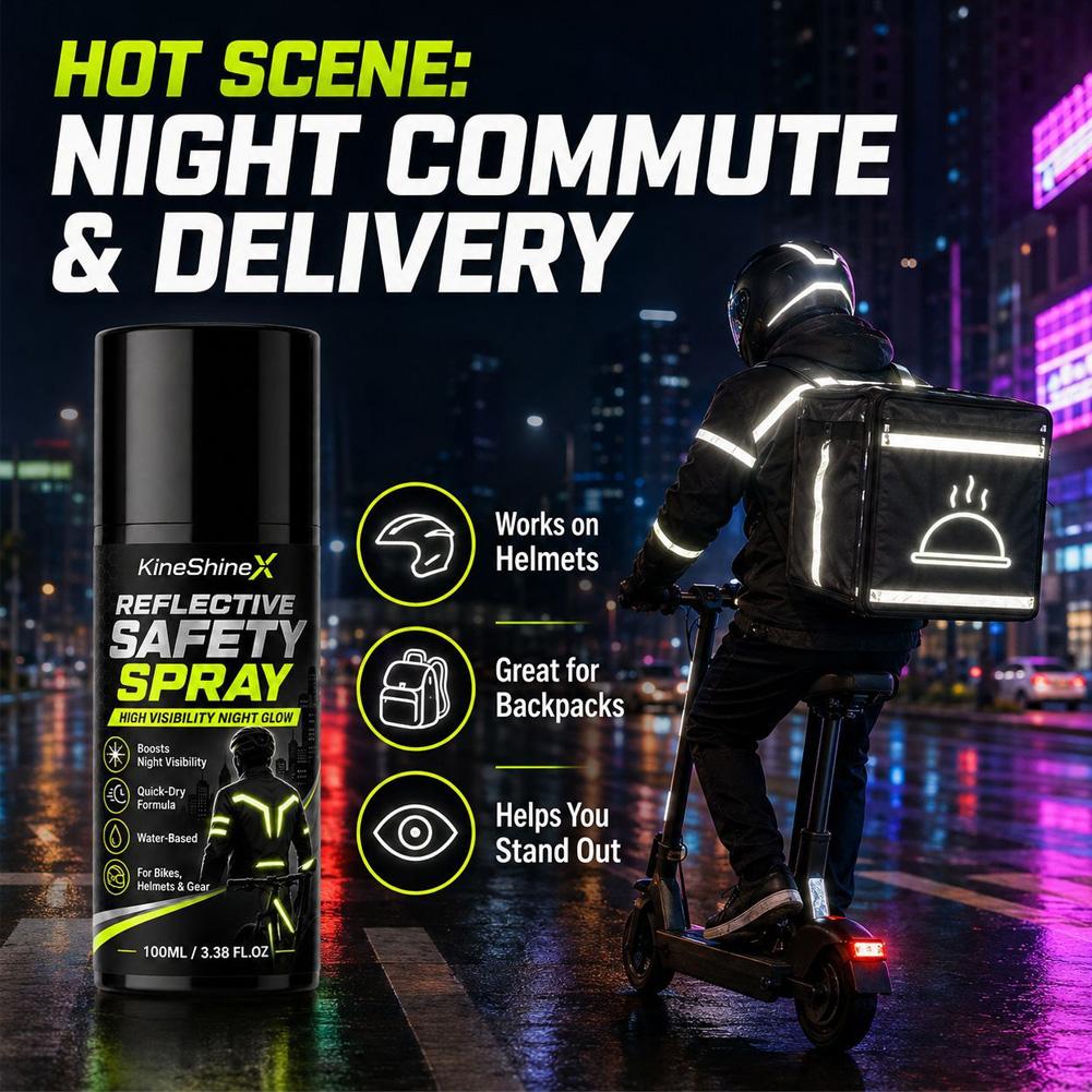 Night Reflective Safety Spray  - đánh giá và giá Cycling Commute Clothes